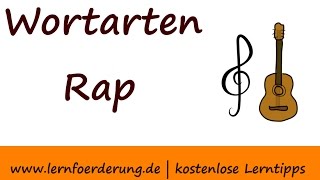 Wortarten leicht verständlich erklärt im Wortarten Rap [upl. by Deacon366]