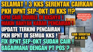 CAIR DOUBLE  3 KKS SERENTAK CAIRKAN PKH BPNT HARI INI  UPDATE PENCAIRAN PKH amp BPNT KKS amp PT POS [upl. by Goldston]