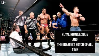 Royal Rumble 2005  The Greatest BOTCH of All Time [upl. by Nolyk]