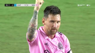 Lionel Messi GOLAZO wins it in STOPPAGE TIME on Inter Miami debut [upl. by Tasiana72]