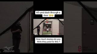 60 yard dash through a door🤣 [upl. by Wickham]