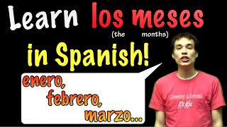 Learn Spanish  The months of the year [upl. by Aleetha]