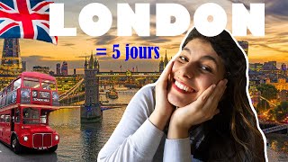 5 jours à LONDRES  Que VOIR Quoi FAIRE  VLOG [upl. by Teage]