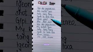 Chk chk boom  stray kids lyrics chkchkboom straykids lyrics kpop [upl. by Rosenstein408]