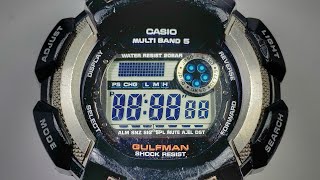 Casio GW91001JF Master of G Solar MB5 Waveceptor Gulfman GShock watch  10 years old [upl. by Neisa828]