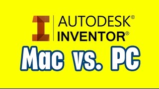 Autodesk Inventor on a Mac  Mac vs PC BOOT SPEED TEST [upl. by Parsons]