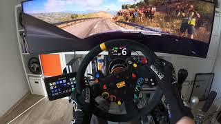 CRAZY SPEED 2 DIRT Rally 20  Audi S1 WRX  High End Full Motion Simracing Simulator [upl. by Haraz598]