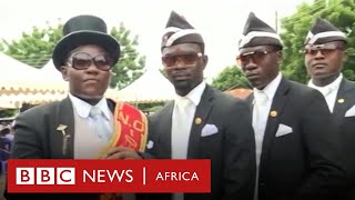 Ghanas dancing pallbearers life after becoming THE meme of Covid19  BBC Africa [upl. by Avalsorim]