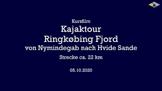 Kurzfilm Kajaktour auf dem Ringkøbing Fjord Oktober 2020 [upl. by Aushoj245]