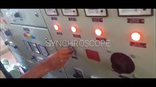 synchronizing of two alternator by synchroscope [upl. by Iggie]