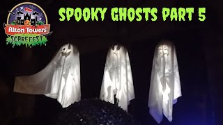 Spooky Ghosts Part 5 Scarefest 2023 at Alton Towers Resort [upl. by Mitman]