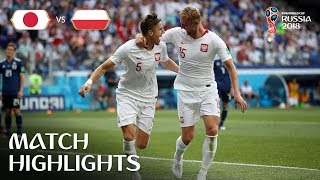 Japan v Poland  2018 FIFA World Cup  Match Highlights [upl. by Anifares226]