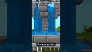 MINECRAFT COOL FOUNTAIN Brild 😲🤯shorts gaming minecraft [upl. by Wawro]