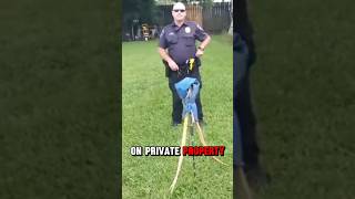 Bully Cop Gets Shredded After Violating Property Owners Rights  Know Your Rights [upl. by Leahcim]