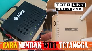 Cara Nembak Wifi Tetangga Pakai TOTOLINK N200RE [upl. by Nitsreik]