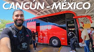 Sobreviví más de 35 HORAS en ADO desde Cancún a México  PARTE 1  Review 110 [upl. by Twedy315]