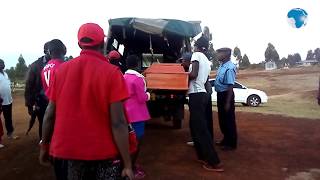 Burial of a man stopped by friends in Eldoret to address his alleged 10yearold sons parentage [upl. by Enyrhtak]