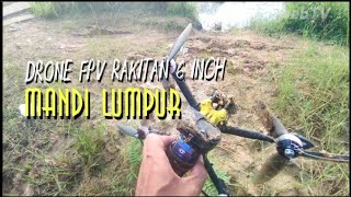 Drone fpv rakitan 6 inch nyungsep  fpv drone cinematic  Hawkeye Thumb 2 4K Footage [upl. by Ikim]