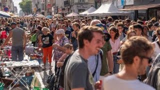 Solidarité Braderie de Lille  1000 moules frites offertes à des bénéficiaires dassociations [upl. by Sophey]