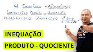 INEQUAÇÃO PRODUTO QUOCIENTE  RÁPIDO E FÁCIL [upl. by Llewxam]