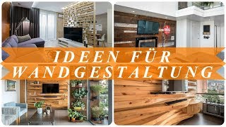 Ideen moderne wandgestaltung wohnzimmer [upl. by Ahsietal]