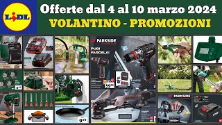 Nuovi arrivi Parkside Performance ✅ volantino LIDL Parkside dal 4 al 10 marzo 🔥 Offerte Silvercrest [upl. by Betthezel338]