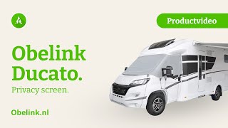 Obelink ducato privacy screen  Productvideo  Obelink [upl. by Hachmann58]