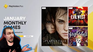 PlayStation Plus January 2024 free games [upl. by Nagiem]