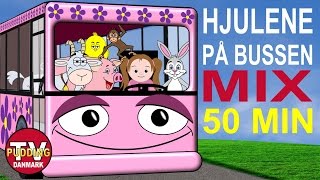 Hjulene på bussen mm  Danske børnesange MIX [upl. by Kapeed]