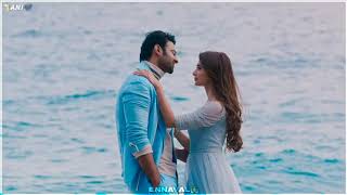 Thiraiyoadu Thoorigai Video song status  Prabhas  pooja  Sid Sriram Tamil status [upl. by Sucramad269]