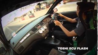 Lancer Cedia 16T Stock ECU by Toshi ECU Flash University Drag Party [upl. by Dotson62]