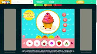 Make a Cupcake • ABCya Play by 4 7 and 9 year olds kids [upl. by Meeks235]