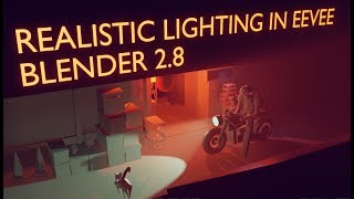 Blender 28 Realistic Lighting Setup  How to use Irradiance Volumes in EEVEE [upl. by Melinda]