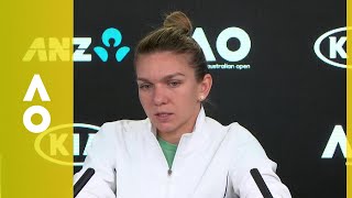 Simona Halep press conference 2R  Australian Open 2018 [upl. by Heida]