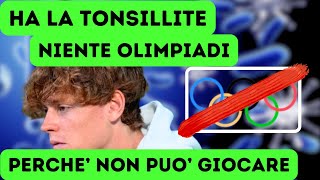 🔴La Tonsillite Di Sinner  A Cosa Può Essere Dovuta e Perché Gli Impedirà Di Giocare🤦‍♂️ [upl. by Rockefeller]