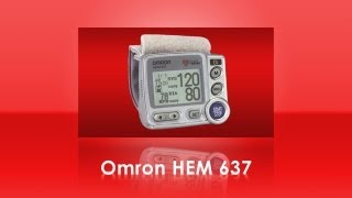 Omron HEM 637 Wrist Blood Pressure Monitor [upl. by Esirahs]