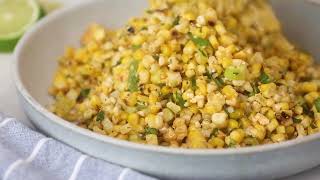 How To Make MexicanInspired Grilled Corn Salad with Cotija [upl. by Stu106]