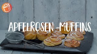 ApfelrosenMuffins Rezept Chochdoch mit Oli [upl. by Spiegleman]