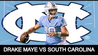 Drake Maye vs South Carolina  2024 NFL Draft Film [upl. by Riaj]