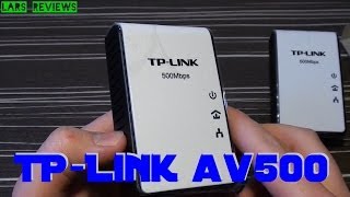 Lars Reviews  TPLINK AV500 3 Port Mini Powerline Adapter Starter Kit HD Deutsch [upl. by Annenn537]