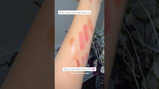 fenty lip colour swatches these are perfect for all skin tones i’m obsessed fentybeauty [upl. by Ramonda25]