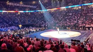 The National Anthem  Penn State Wrestling at the BJC VS Ohio State 2020 [upl. by Riella]