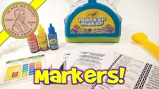 Crayola Marker Maker Kit  Create Custom Colors amp Make Your Own Markers [upl. by Aicire]