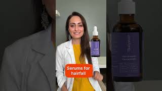 Hairfall control serums  dermatologist recommends notsponsored [upl. by Des43]