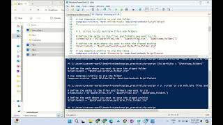 PowerShell  Zipping Unzipping [upl. by Bambi]