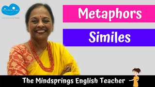 Metaphors and Similes  Metaphors in songs  How to make a Metaphor  English Grammar Lesson [upl. by Leizahaj]