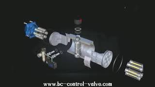 Stainless Steel Pneumatic Actuated 3Piece Ball Valve [upl. by Odlanar]