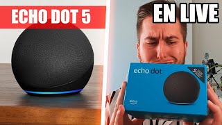 SI ON TESTAIT La AMAZON ECHO DOT 5 en live [upl. by Araccat]