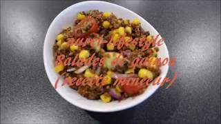 Deux recettes salades de quinoa Recette minceur  quinoa salad recipe [upl. by Randy756]