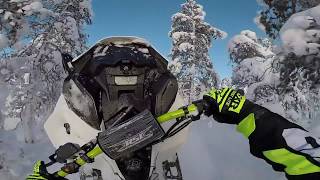 Skidoo Freeride 850  Backcountry vacation part 3 [upl. by Enegue]